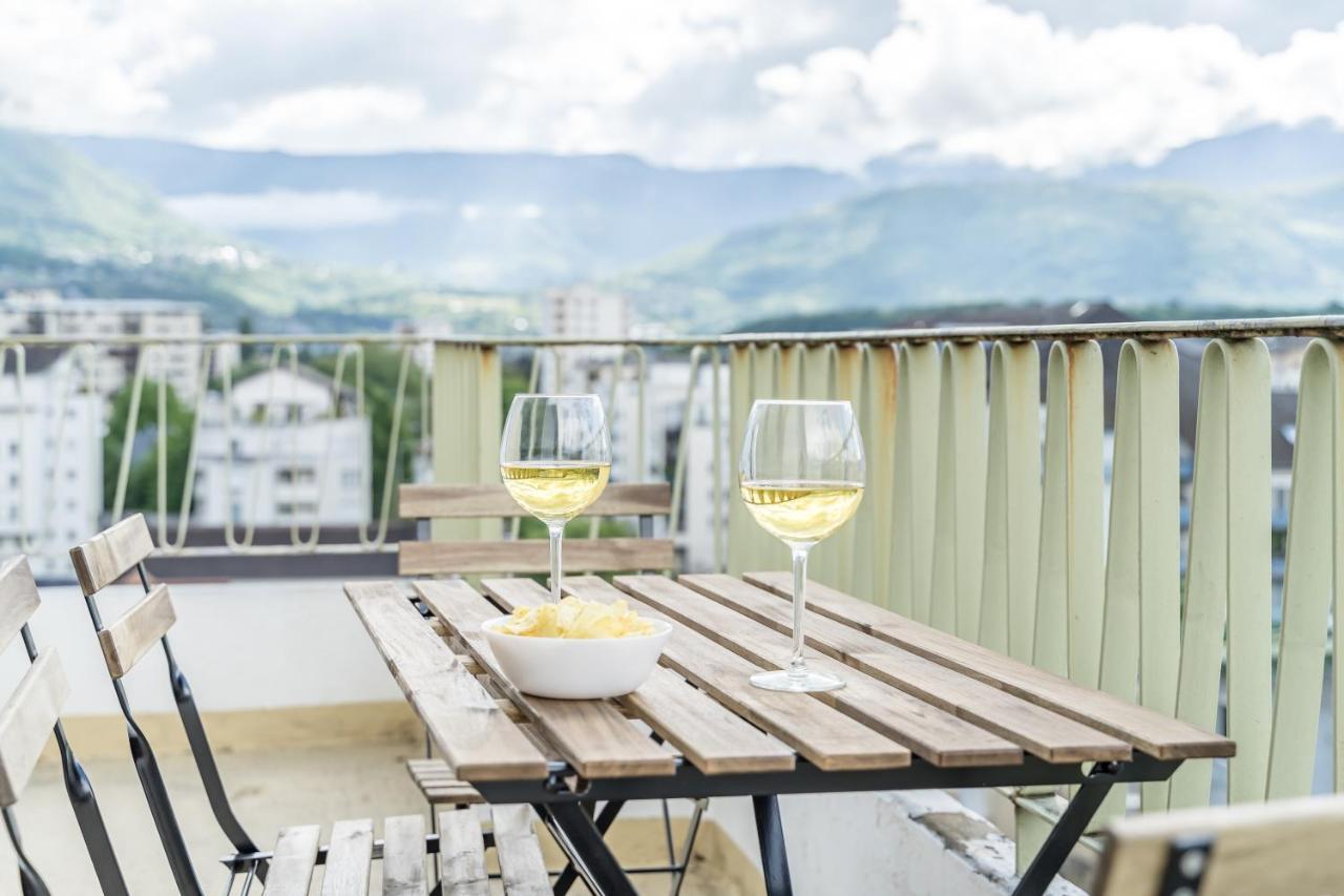 Apartament Vue Sensationnelle - Wifi Fibre - Arrivee Autonome Chambéry Zewnętrze zdjęcie