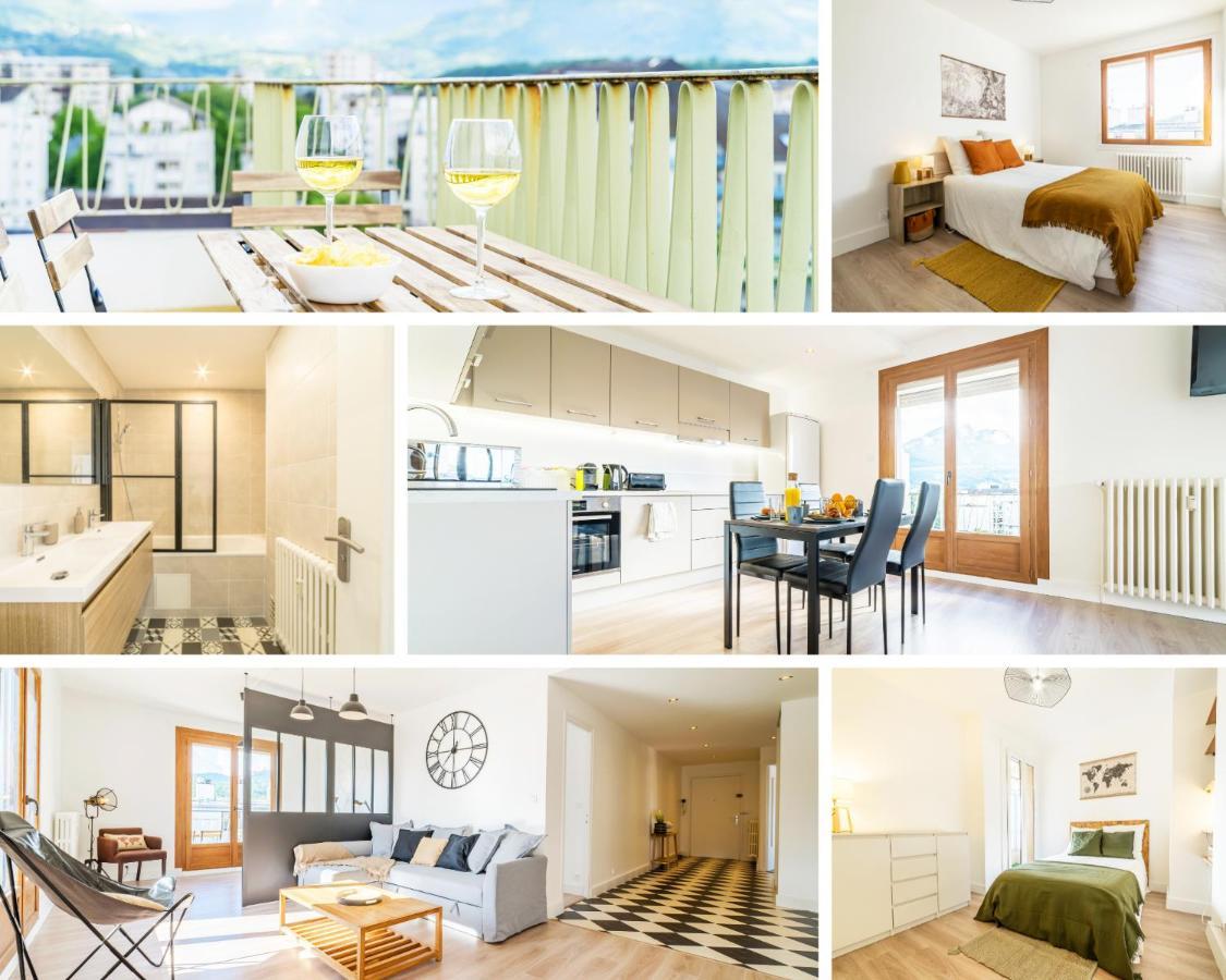 Apartament Vue Sensationnelle - Wifi Fibre - Arrivee Autonome Chambéry Zewnętrze zdjęcie