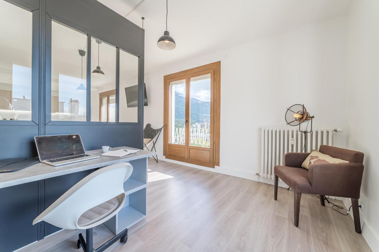 Apartament Vue Sensationnelle - Wifi Fibre - Arrivee Autonome Chambéry Zewnętrze zdjęcie