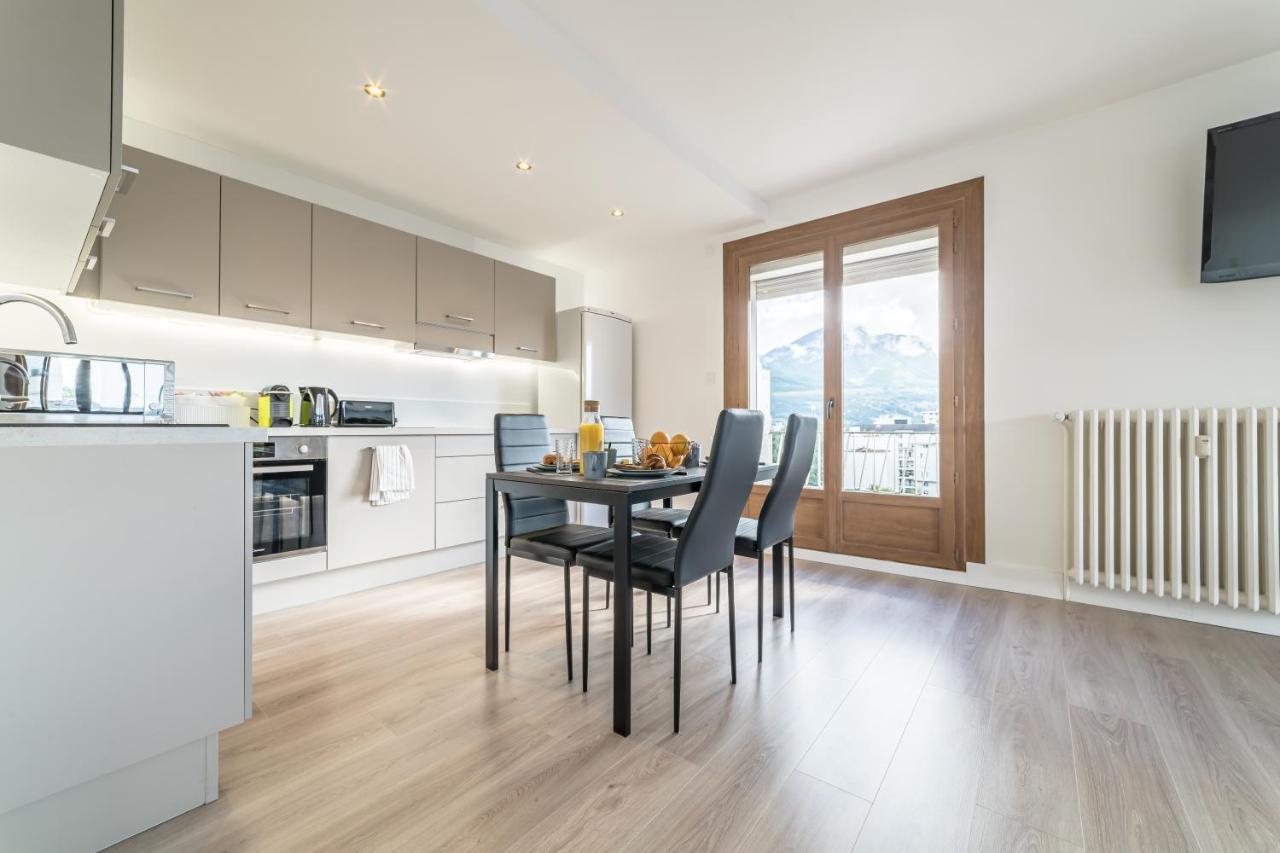 Apartament Vue Sensationnelle - Wifi Fibre - Arrivee Autonome Chambéry Zewnętrze zdjęcie