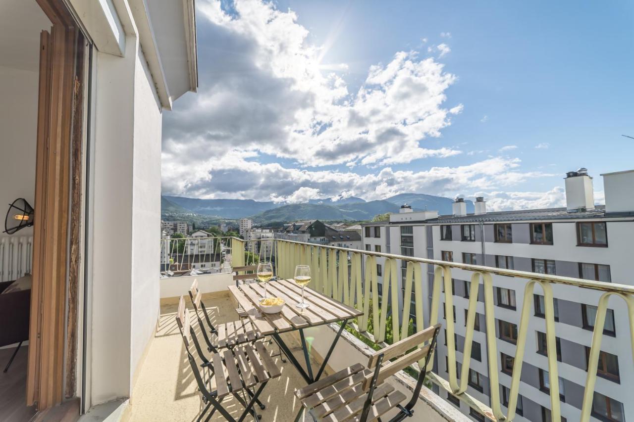 Apartament Vue Sensationnelle - Wifi Fibre - Arrivee Autonome Chambéry Zewnętrze zdjęcie